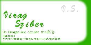 virag sziber business card